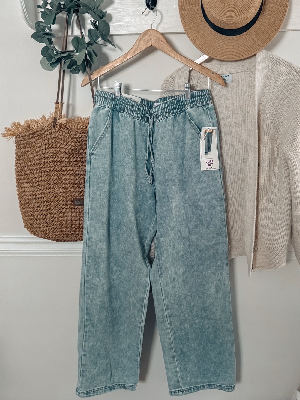 Vanilla Star Light Blue Soft Denim Pants